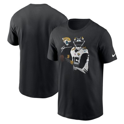 Футболка Trevor Lawrence Jacksonville Jaguars Nike Player Graphic - Black