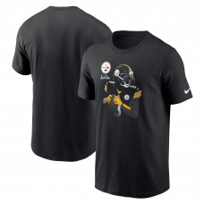 Футболка Pittsburgh Steelers Kenny Pickett Nike Black Player Graphic