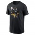 Футболка Pittsburgh Steelers Kenny Pickett Nike Black Player Graphic