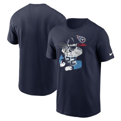 Футболка Derrick Henry Tennessee Titans Nike Player Graphic - Navy