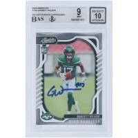 Garrett Wilson New York Jets Autographed 2022 Panini Absolute #106 Beckett Fanatics Witnessed Authenticated 9/10 Rookie Card