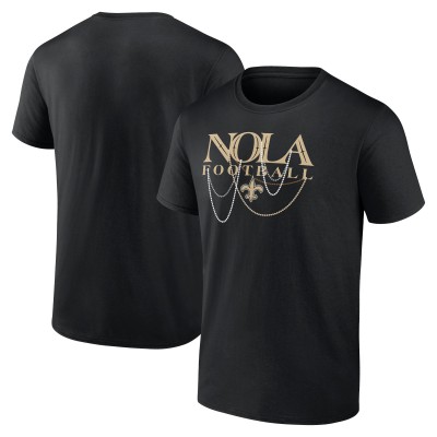 Футболка New Orleans Saints Fanatics Black Hometown Offensive Drive