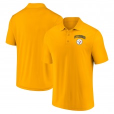 Pittsburgh Steelers Fanatics Gold Push Back Polo