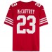 Christian McCaffrey San Francisco 49ers Autographed Fanatics Authentic Scarlet Nike Limited Jersey