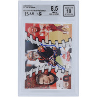 Joe Burrow Cincinnati Bengals Autographed 2020 Panini Omega #0-1 Beckett Fanatics Witnessed Authenticated 8.5/10 Rookie Card - 9.5,8.5,8.5,9.5 Subgrades