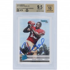 Deebo Samuel San Francisco 49ers Autographed 2019 Panini Donruss Rated Rookie #317 Beckett Fanatics Witnessed Authenticated 9.5/10 Rookie Card