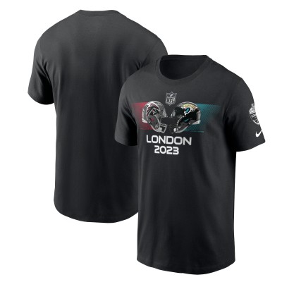 Футболка Atlanta Falcons vs. Jacksonville Jaguars Nike 2023 London Game Essential - Black