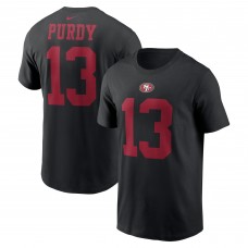 Футболка Brock Purdy San Francisco 49ers Nike Player Name & Number - Black