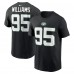 Футболка Quinnen Williams New York Jets Nike Player Name & Number - Black