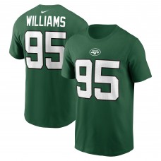 Футболка Quinnen Williams New York Jets Nike Player Name & Number - Green Футболка Quinnen Williams New York Jets Nike Player Name & Number - Green