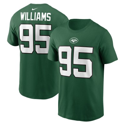 Футболка Quinnen Williams New York Jets Nike Player Name & Number - Green