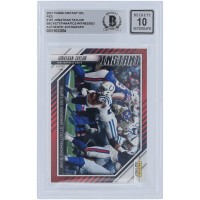 Jonathan Taylor Indianapolis Colts Autographed 2021 Panini Instant Red #107 #/99 Beckett Fanatics Witnessed Authenticated 10 Card