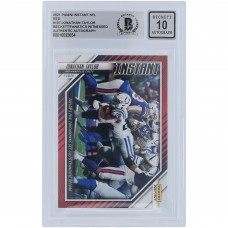 Jonathan Taylor Indianapolis Colts Autographed 2021 Panini Instant Red #107 #/99 Beckett Fanatics Witnessed Authenticated 10 Card