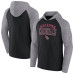 Футболка Arizona Cardinals Fanatics Heather Gray/Black Be Legendary Transitional Raglan Long Sleeve Hooded Футболка Arizona Cardinals Fanatics Heather Gray/Black Be Legendary Transitional Raglan Long Sleeve Hooded