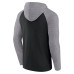Футболка Arizona Cardinals Fanatics Heather Gray/Black Be Legendary Transitional Raglan Long Sleeve Hooded