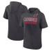 Толстовка Arizona Cardinals Fanatics Heather Charcoal Push Short Sleeve Толстовка Arizona Cardinals Fanatics Heather Charcoal Push Short Sleeve