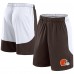 Шорты Cleveland Browns Go Hard - Brown/White