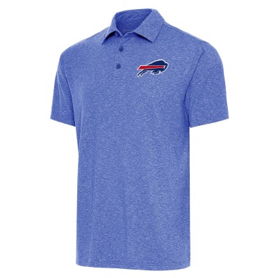 Buffalo Bills Antigua Heather Royal Par Polo