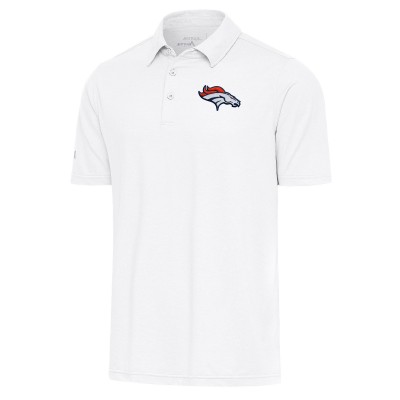 Denver Broncos Antigua White Par Polo