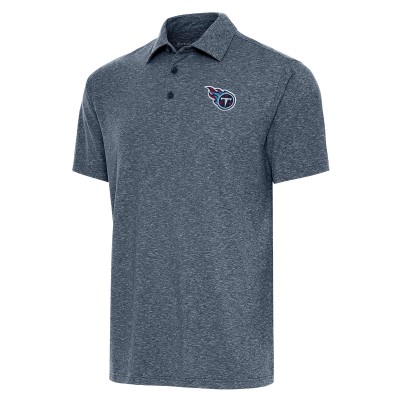 Поло Tennessee Titans Antigua Par - Heather Navy