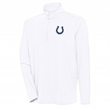 Кофта на короткой молнии Indianapolis Colts Antigua Hunk - White