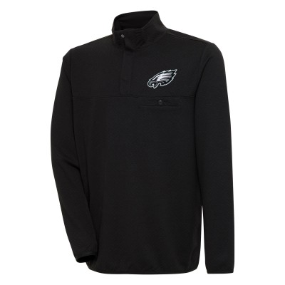 Кофта на кнопках Philadelphia Eagles Antigua Streamer - Black