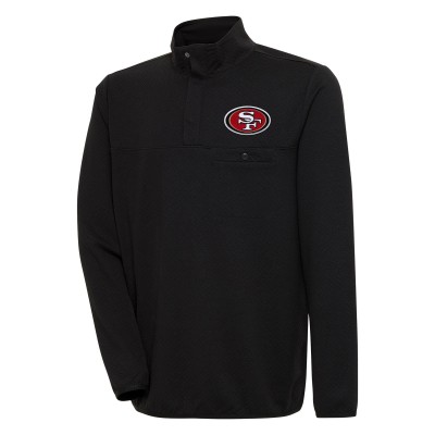 Кофта на кнопках San Francisco 49ers Antigua Streamer - Black