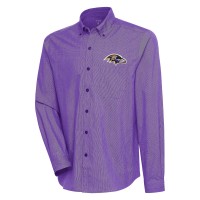 Рубашка Baltimore Ravens Antigua Compression Tri-Blend - Purple/White