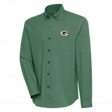 Рубашка Green Bay Packers Antigua Compression Tri-Blend - Green/White