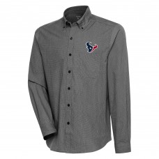Рубашка Houston Texans Antigua Compression Tri-Blend - Black/White