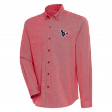 Рубашка Houston Texans Antigua Compression Tri-Blend - Red/White