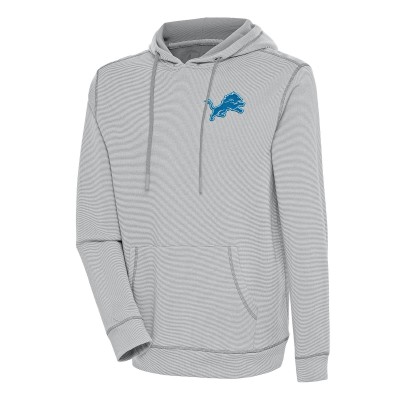 Толстовка Detroit Lions Antigua Axe Bunker Tri-Blend - Gray/White