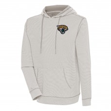Толстовка Jacksonville Jaguars Antigua Axe Bunker Tri-Blend - Oatmeal/White