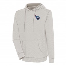 Толстовка Tennessee Titans Antigua Axe Bunker Tri-Blend - Oatmeal/White