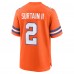 Джерси Denver Broncos Patrick Surtain II Nike Orange Mile High Collection 1977 Throwback Player Game