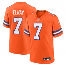 Джерси Denver Broncos John Elway Nike Orange Mile High Collection 1977 Throwback Retired Player Game