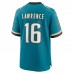 Игровая джерси Trevor Lawrence Jacksonville Jaguars Nike Prowler Throwback Player Game - Teal