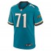 Игровая джерси Tony Boselli Jacksonville Jaguars Nike Prowler Throwback Retired Player Game - Teal