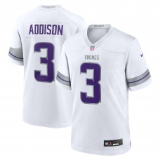 Игровая джерси Jordan Addison Minnesota Vikings Nike Alternate Game Player - White