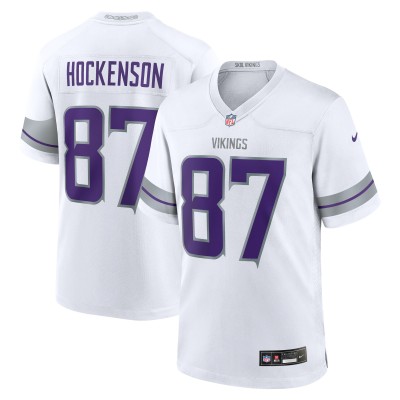 Игровая джерси T.J. Hockenson Minnesota Vikings Nike Alternate Game Player - White