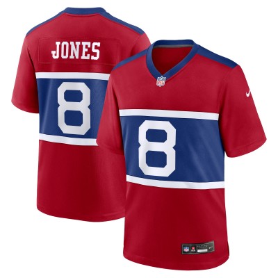 Игровая джерси Daniel Jones New York Giants Nike Alternate Player Game - Century Red