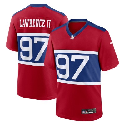 Игровая джерси Dexter Lawrence II New York Giants Nike Alternate Player Game - Century Red