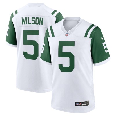 Игровая джерси Garrett Wilson New York Jets Nike Classic Alternate Game - White