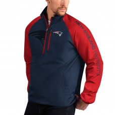 New England Patriots G-III Sports by Carl Banks Quarter-Zip Pullover Jacket - Navy