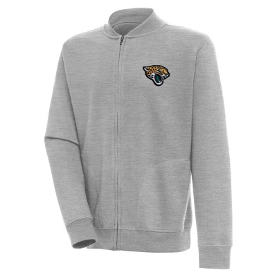 Кофта на молнии Jacksonville Jaguars Antigua Victory - Heather Gray