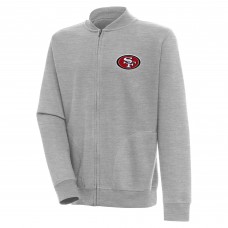 Кофта на молнии San Francisco 49ers Antigua Victory - Heather Gray