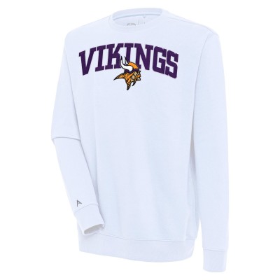 Свитшот Minnesota Vikings Antigua Victory Chenille - White