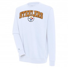 Кофта Pittsburgh Steelers Antigua White Victory Chenille