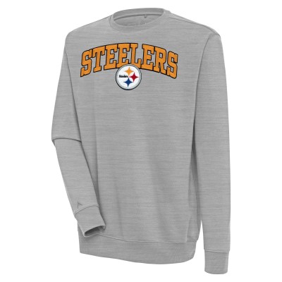 Кофта Pittsburgh Steelers Antigua Victory Chenille - Heather Gray