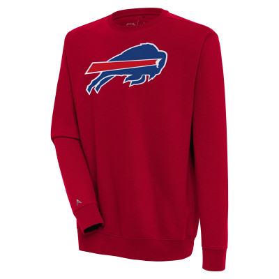 Свитшот Buffalo Bills Antigua Red Victory Pullover